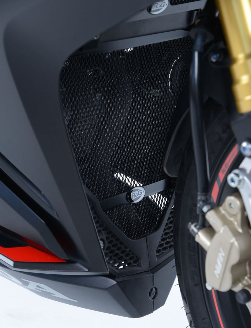 R&G Downpipe Grille, black, Honda CBR250RR '17-