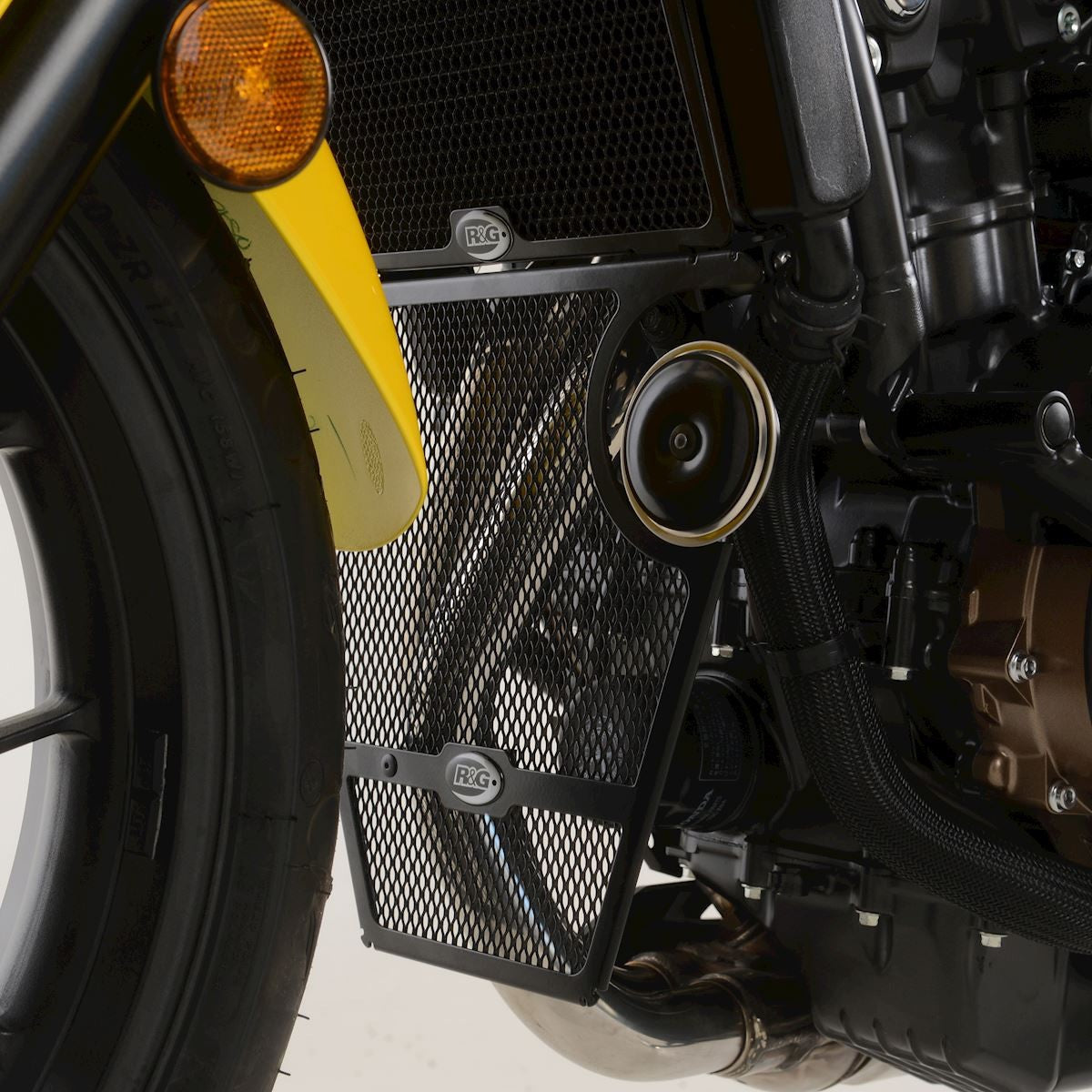 R&G Downpipe Grille, black, Honda CB500F '19-