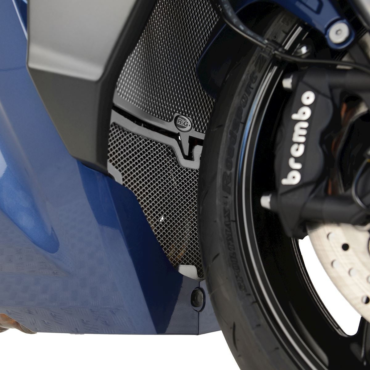 R&G Downpipe Grille, titanium, Suzuki GSX-S1000 GT '22-