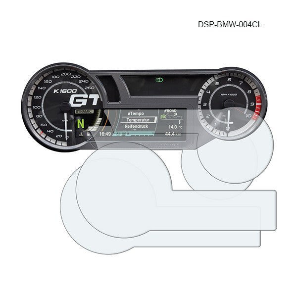 R&G Dashboard Screen Protector kit, BMW K1600GT/GTL/GTLE/Grand America ('17-'21 for all models)