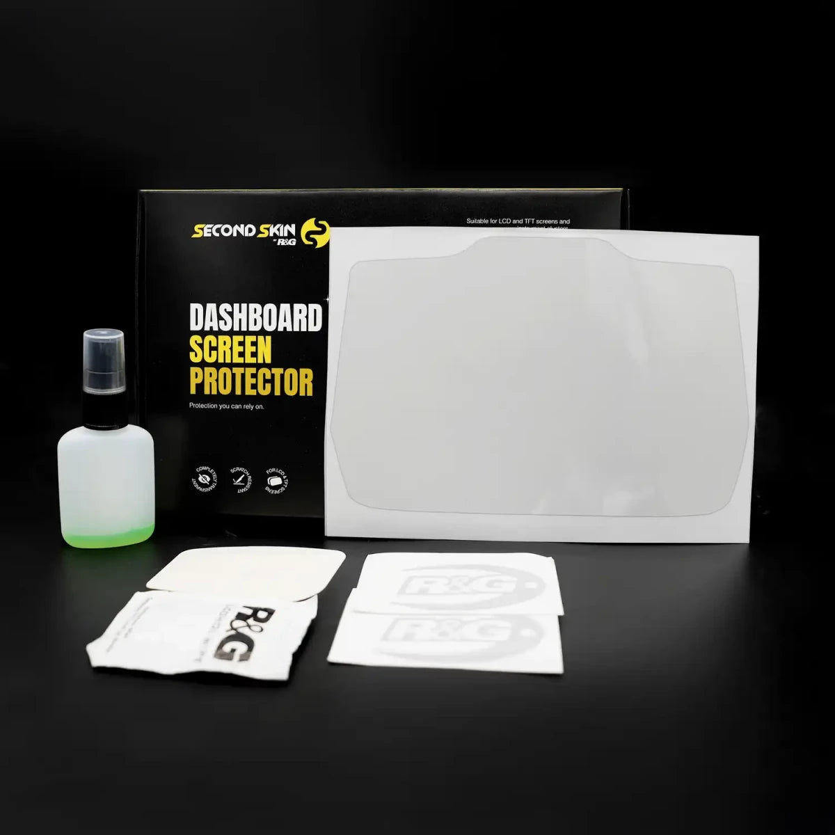 R&G Dashboard Screen Protector kit, Kawasaki Z 900 25-/Z1100 26-/ZX-10R 26-