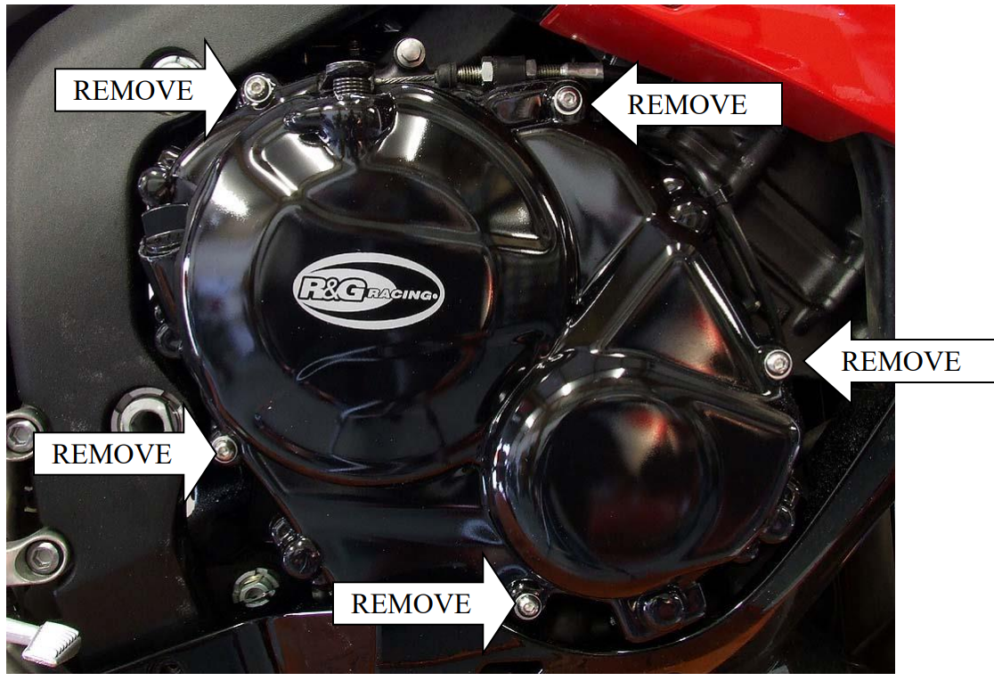 R&G Honda CBR600RR '07- RHS crankcase cover. Race version