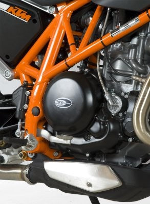 R&G KTM 690 Duke '12 / 690 Duke R '13- / 690SM / 690SMC / 690 smc-r (with new trim), Husqvarna 701 Enduro/Supermoto Motordeksel RHS
