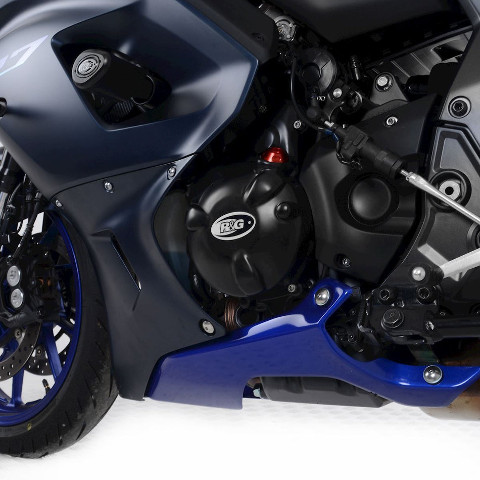 R&G Yamaha R7, MT-07, XSR700, Tracer 700, Tracer 7 (GT) '21-, XTZ700 Tenere '19- LHS Generatordeksel