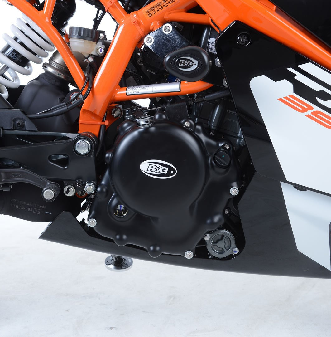 R&G KTM 390 Duke '13- / RC 390 '14-, Husqvarna Vitpilen / Svartpilen 401 '18-'19 RHS Motordeksel
