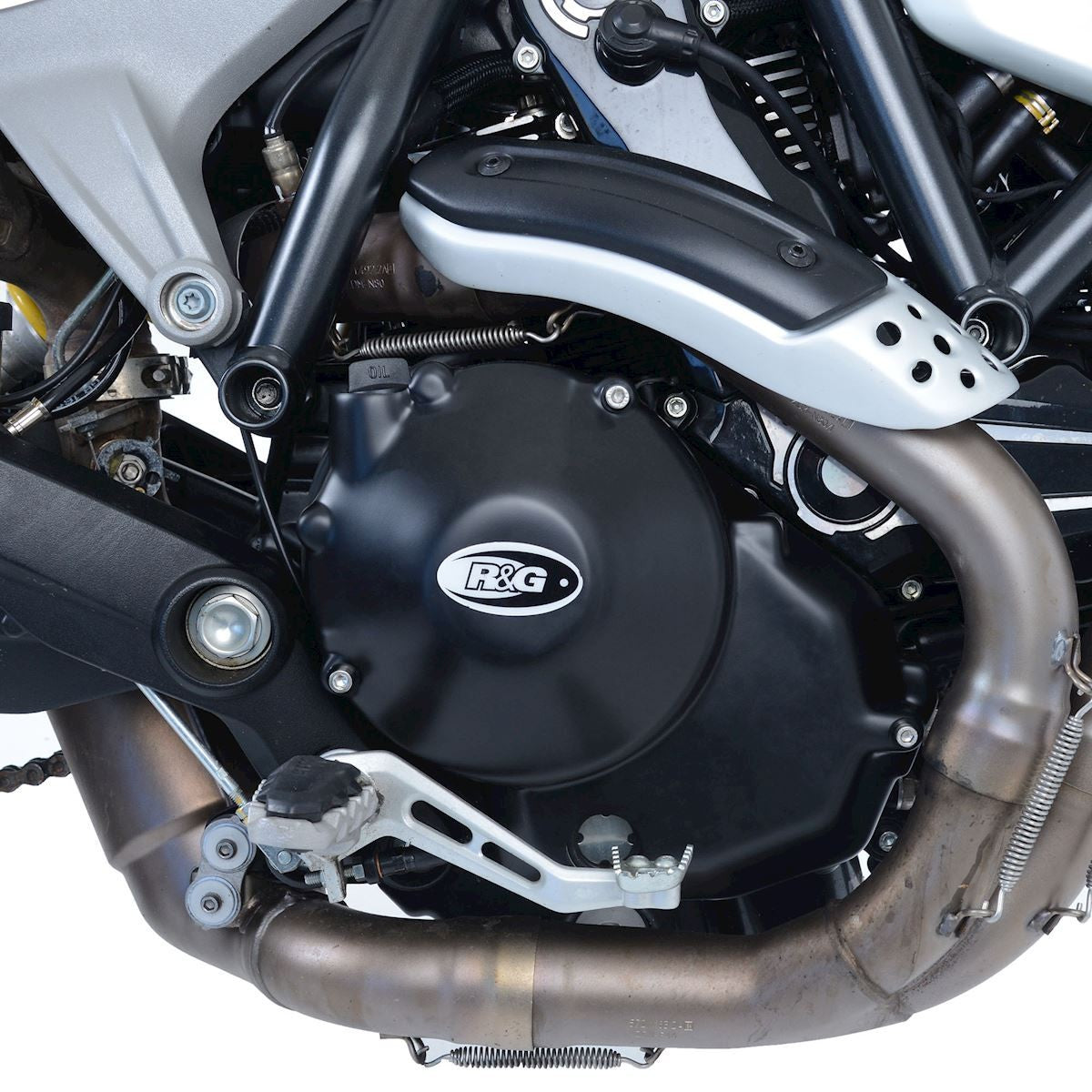 R&G Ducati Scrambler 1100, right side Clutchdeksel (hydraulic clutch only)