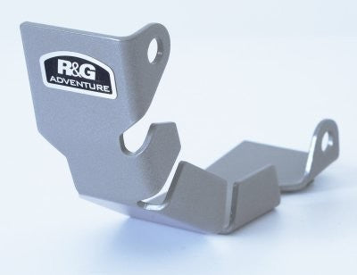 R&G Honda CRF450 X / R '13-'18, Engine Case Guard SET, silver aluminium