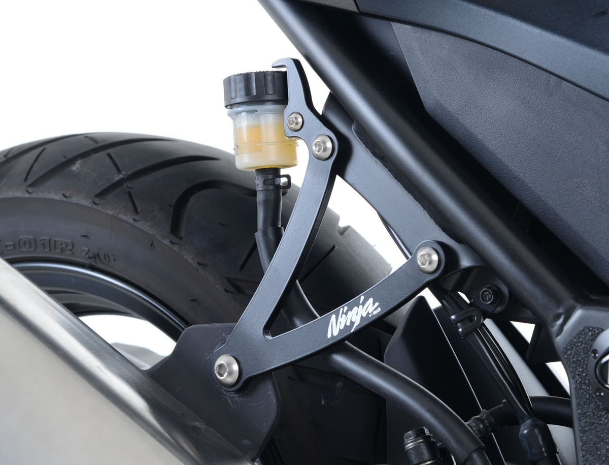 R&G Eksos Brakett, black, Kawasaki Ninja 300 / Ninja 250 '13-'17 / Z250 '13-'18 / Z300