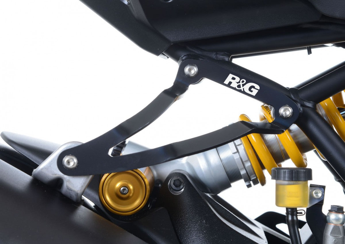 R&G Eksos Brakett, black, Ducati Monster 1200S '17- / Monster 1200R