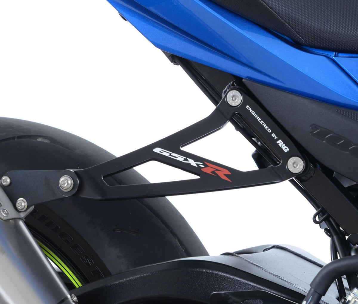 R&G Eksos Brakett, black, Suzuki GSX-R1000/R '17-