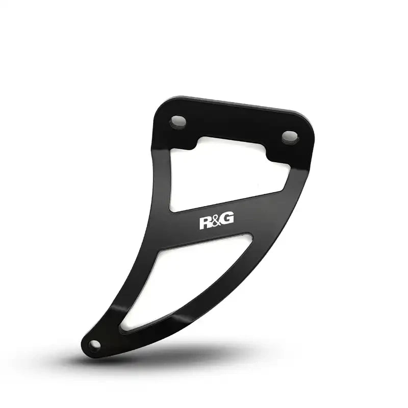 R&G Eksos Brakett & left hand footrest blanking plate (kit), black, Honda CB500X '19- / CB400X '19-