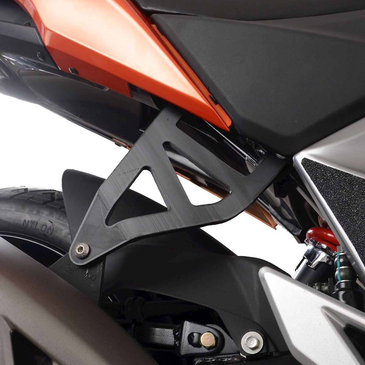 R&G Eksos Brakett, black, Kymco VSR125i '19-