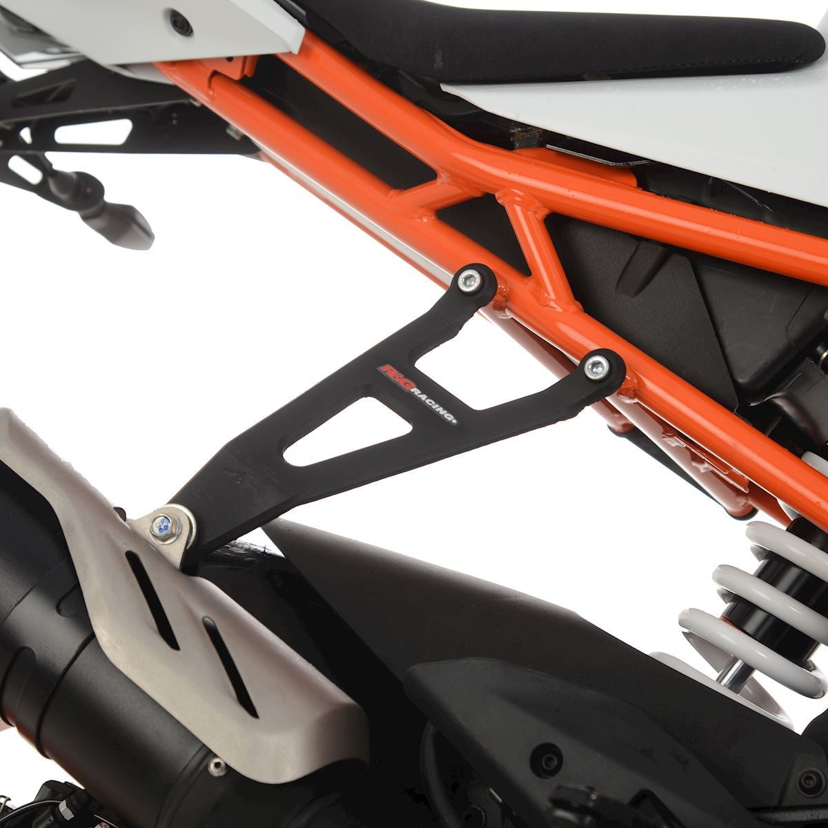R&G Eksos Brakett, black, KTM RC390/125 '22-
