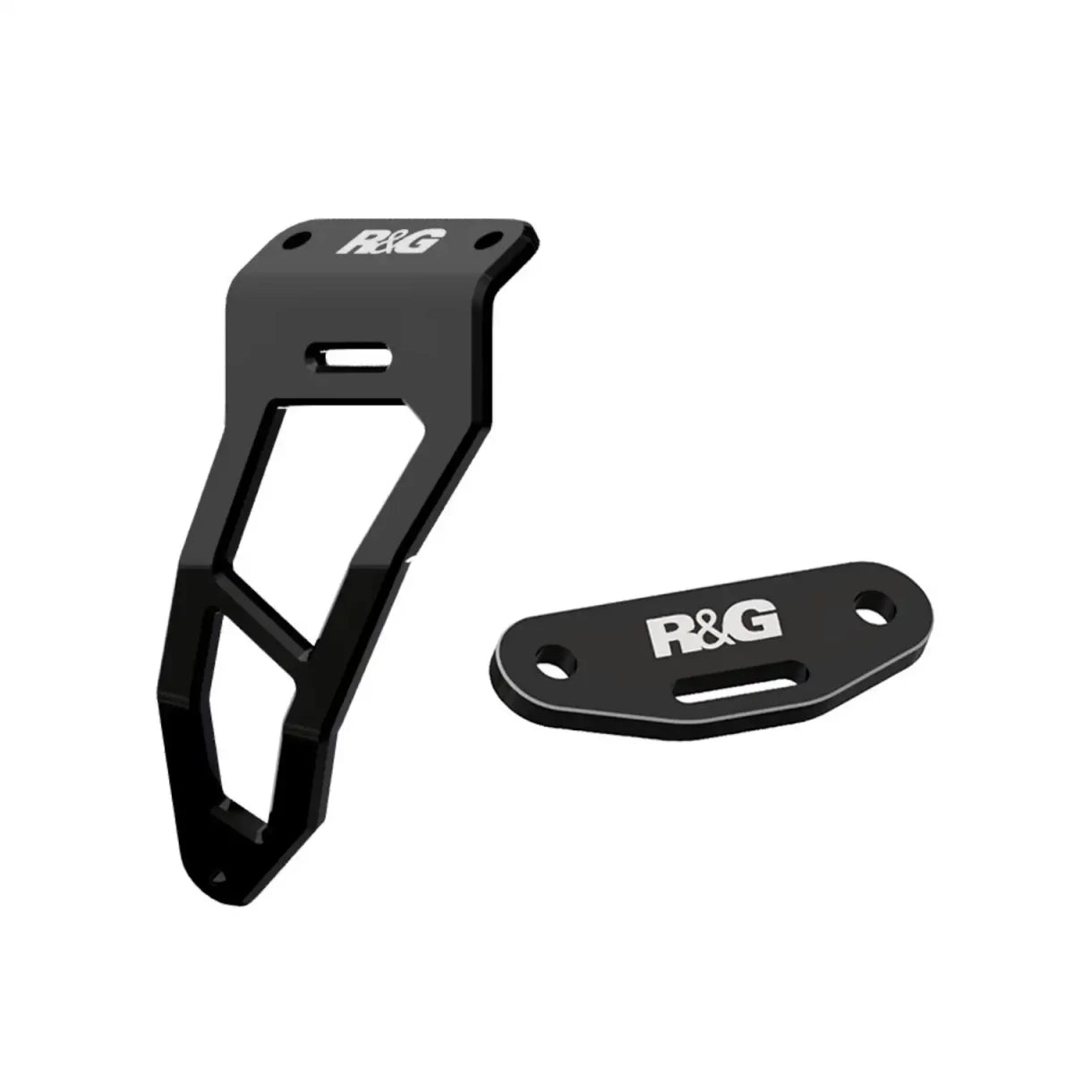 R&G Eksos Brakett + Blanking-Plate, black, CFMoto 450 MT 24-