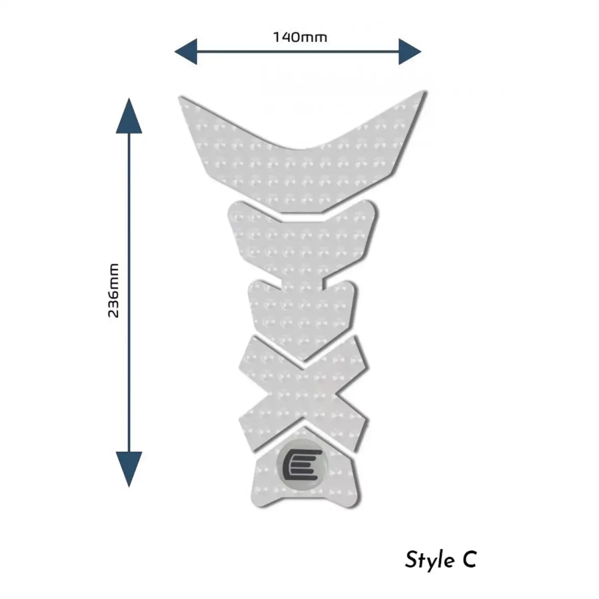 R&G Eazy-Grip Evo Tank Pad Clear (Style C)
