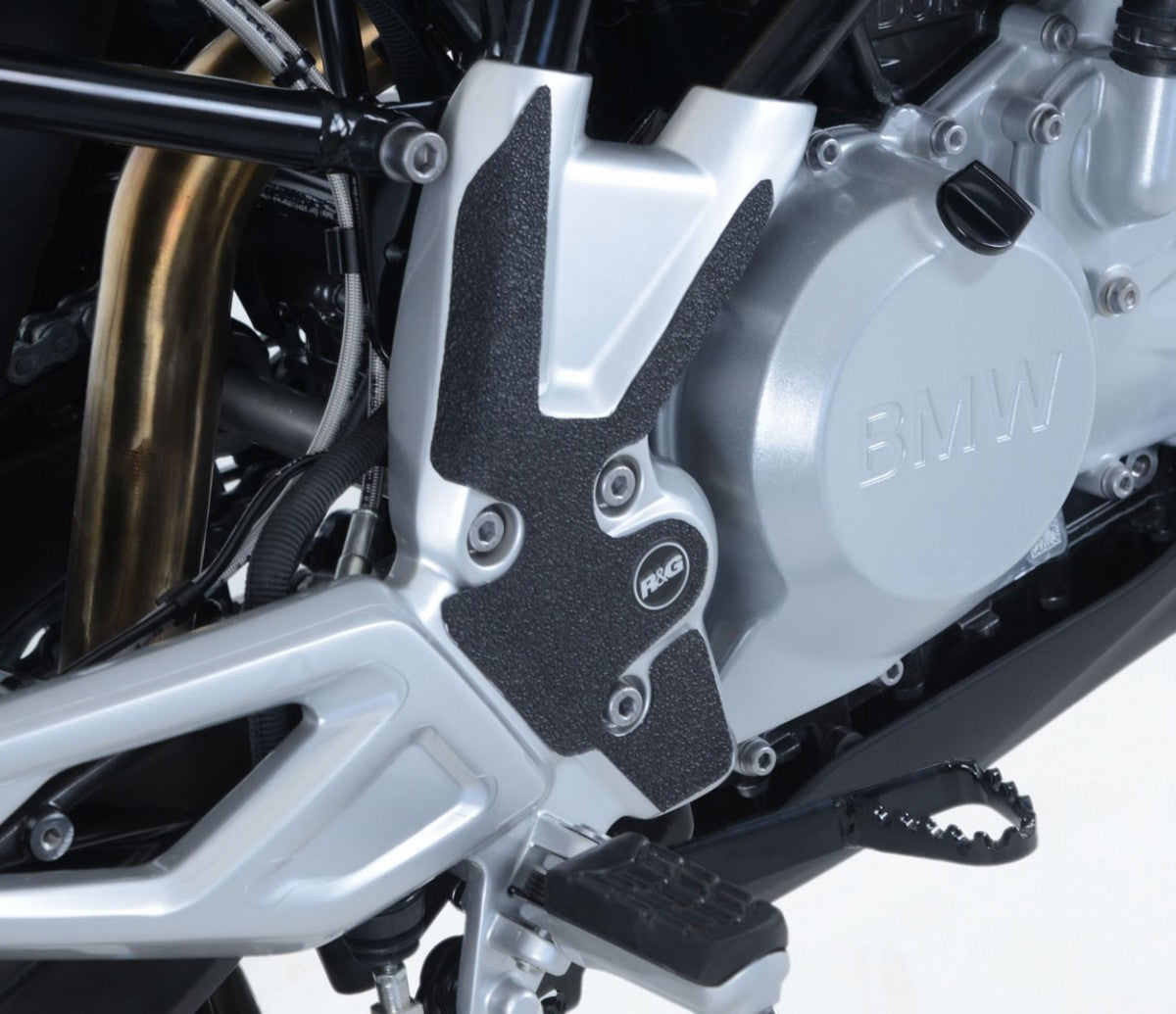 R&G BMW G310R Boot Guard 2-piece (footrest mounts)
