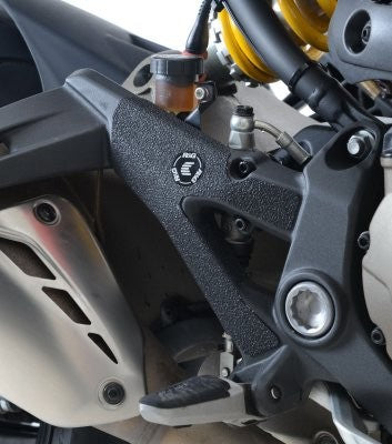 R&G Ducati Monster 821 / Monster 1200(S) up to 2016 Boot Guard 2-piece (mounts to footrest hangers)