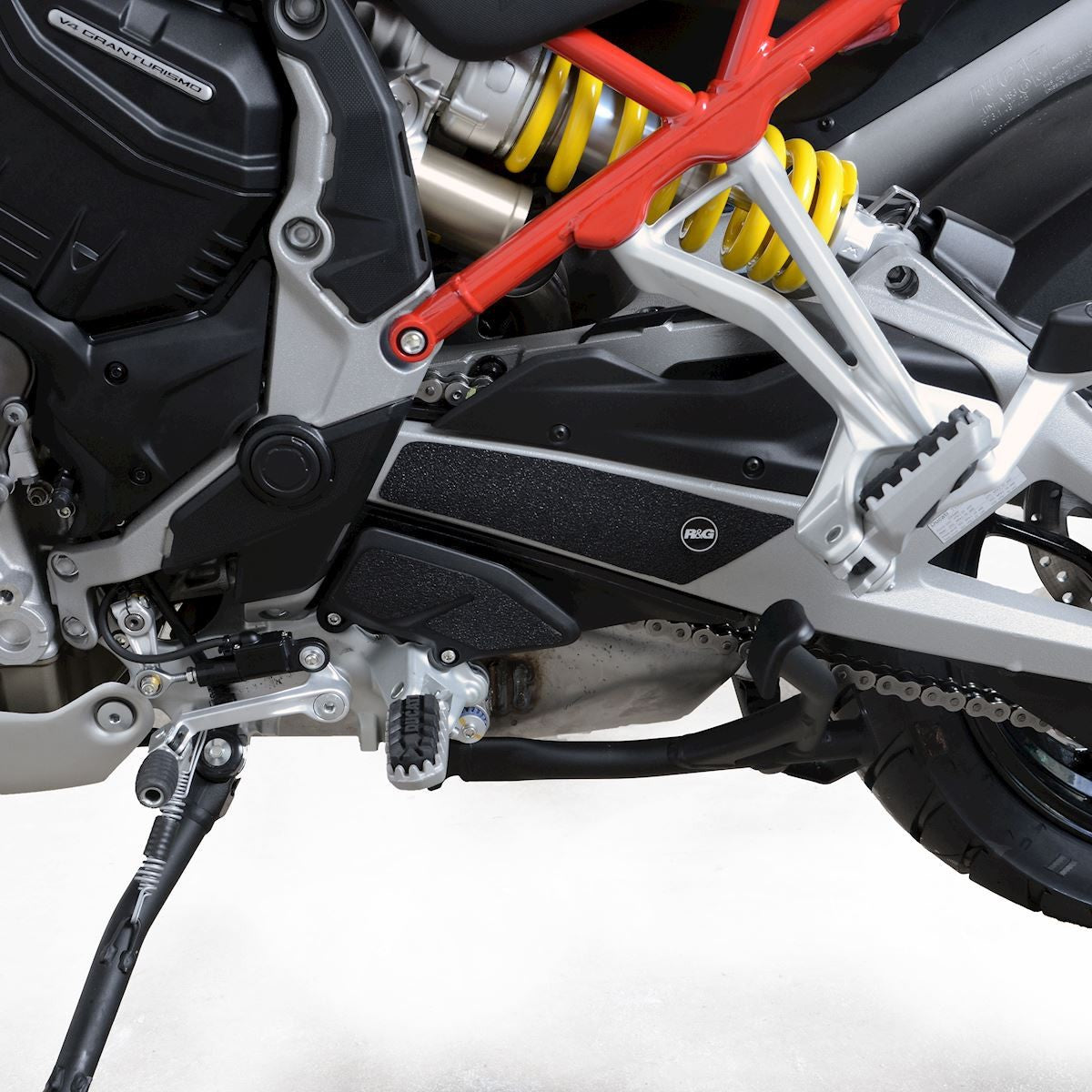 R&G Ducati Multistrada V4 (S) (Sport) '21- Boot Guard 3-piece (LHS & RHS frame covers, LHS swingarm)