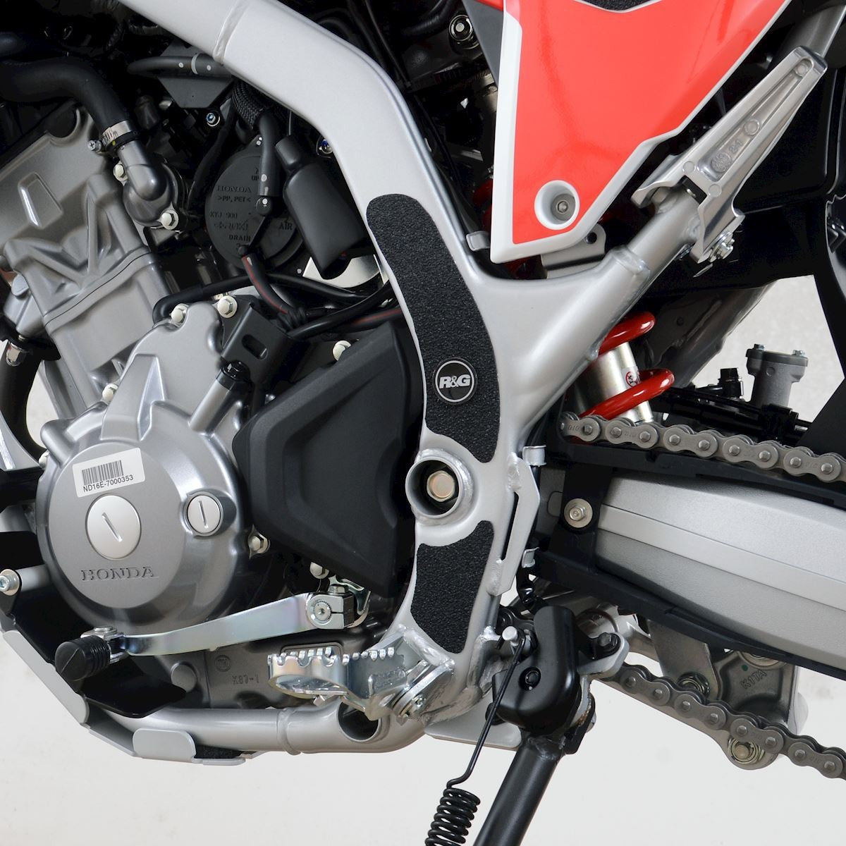 R&G Honda CRF300L '21-/CRF300 Rally '21- Boot Guard 3-piece kit (frame - 2 LHS, 1 RHS)