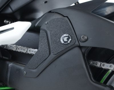 R&G Kawaski H2 / H2R Boot Guard 3-piece (2-pieces on left side of swingarm, 1 piece on OEM exhaust shield)