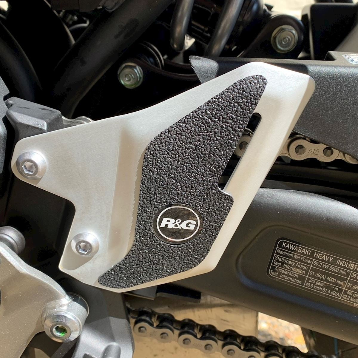 R&G Kawasaki Z650RS '22- Boot Guard 2-piece (heel plate-mounted)