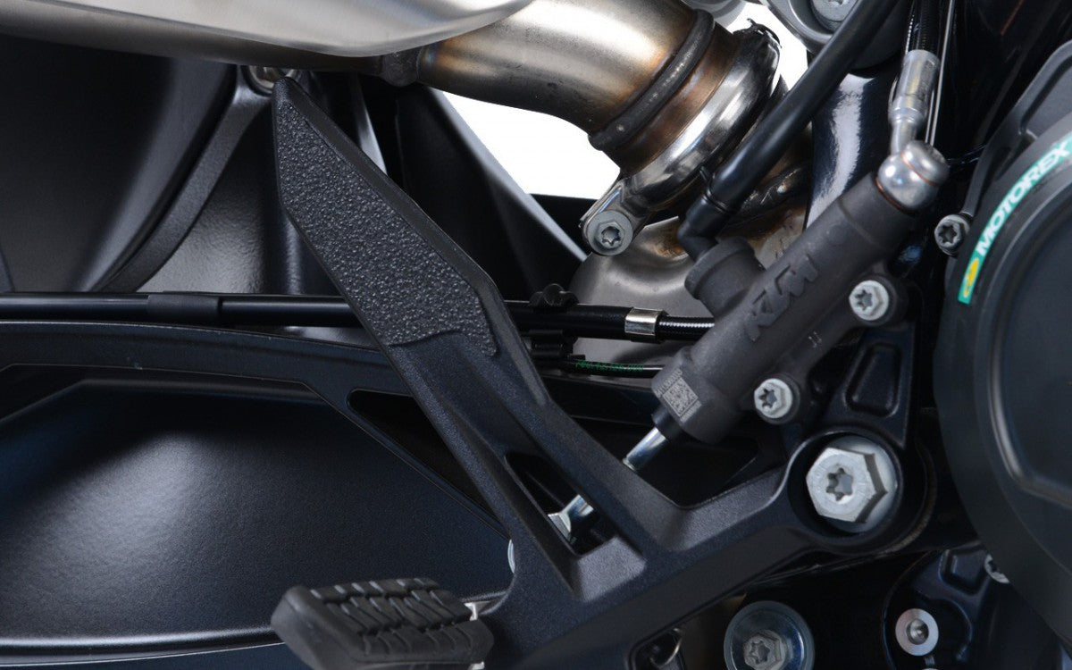 R&G KTM 790/890R Duke Boot Guard 3-piece (one on each heel plate, one on chain cover)