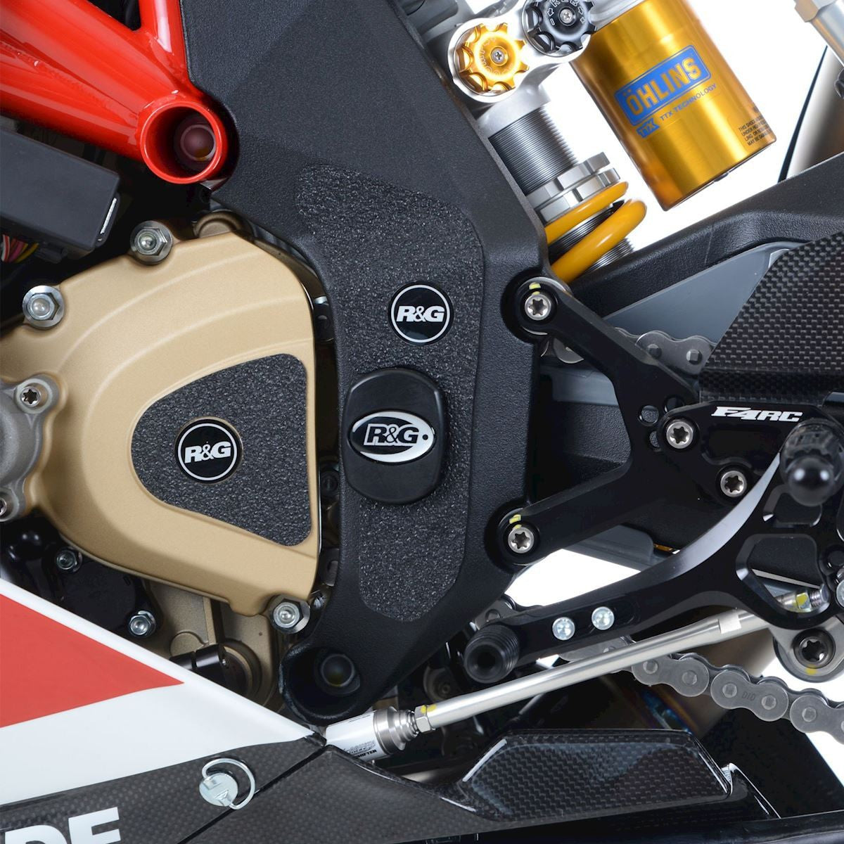 R&G MV Agusta F4 1000R '10- / F4RR / F4RC '15- Boot Guard 4-piece