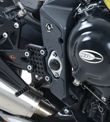 R&G Triumph 675 Daytona '13- Boot Guard 5-piece (Upper / Lower Frame & LHS Swingarm)