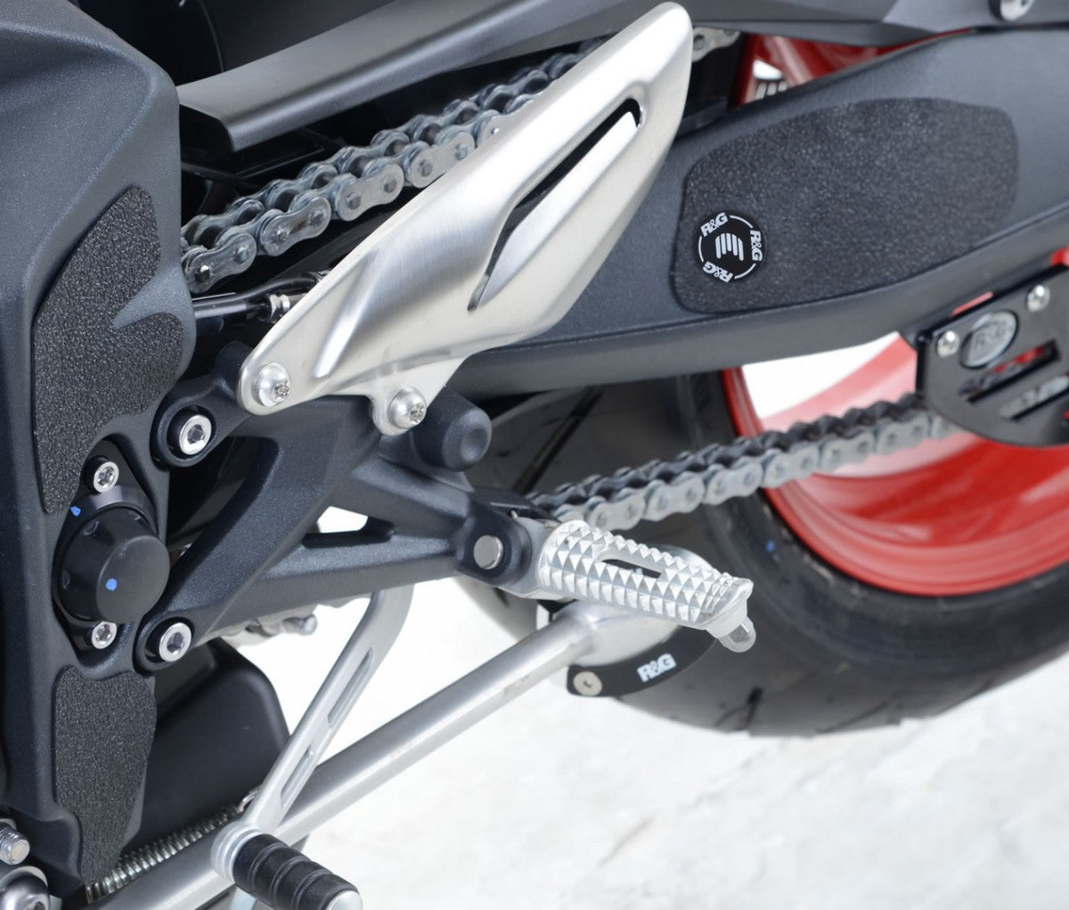 R&G Triumph Street Triple RX '15- / Street Triple [R] '13-'16 Boot Guard 6-piece (Upper / Lower Frame & Swingarm)