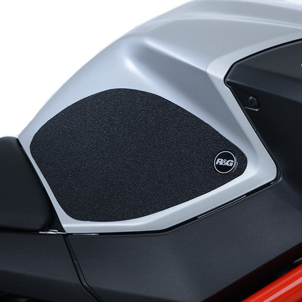 R&G Aprilia Shiver 900 Traction Grips: Clear 2-Grip Kit