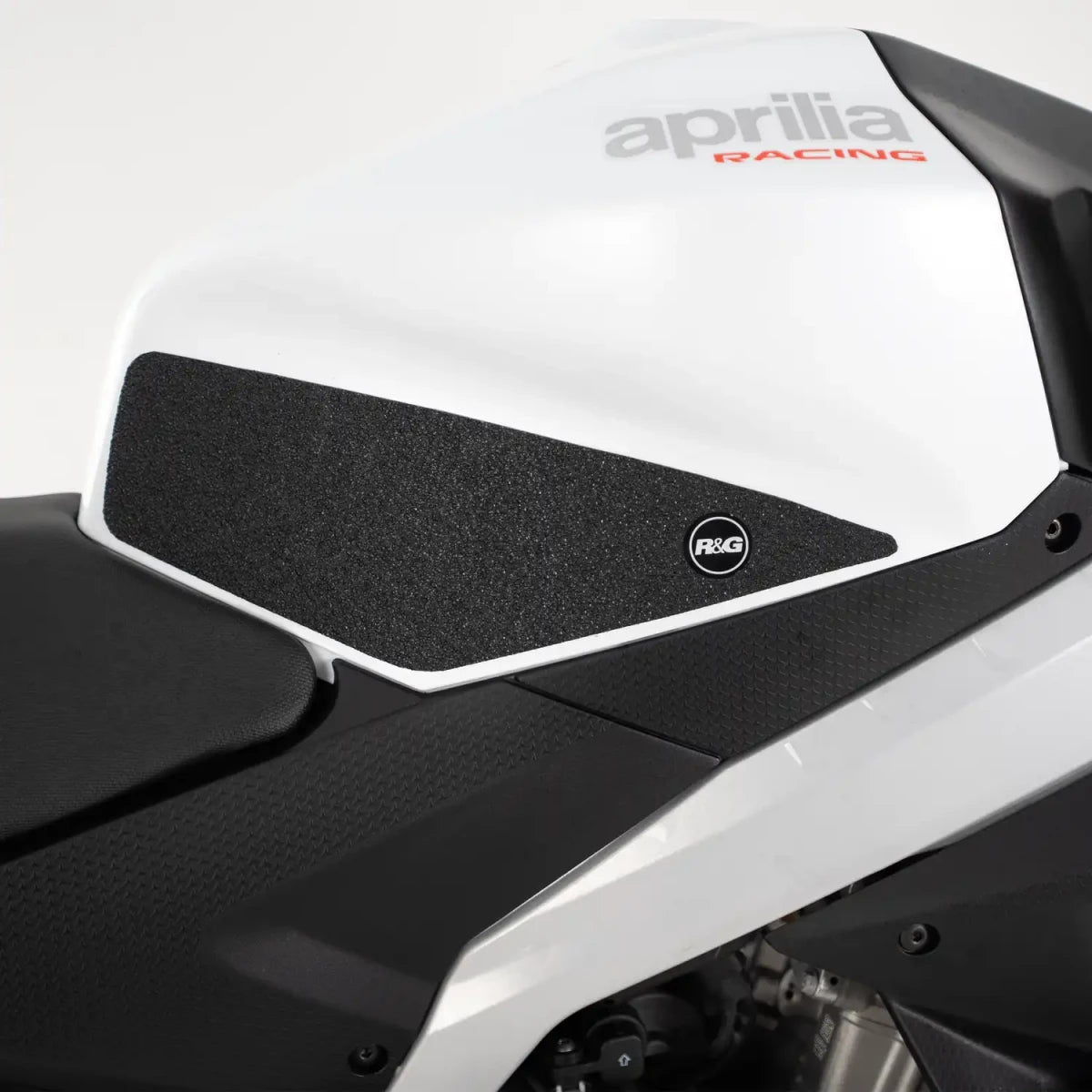 R&G Aprilia RS 457 24- Traction Grips: Black 2-Grip Kit
