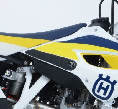 R&G Husqvarna FS450 '15- Traction Grips : Clear 2-Grip Kit (front of seat, not tank)
