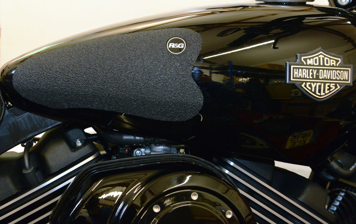 R&G Harley-Davidson Street 500/750 Tank Traction Grips : Clear 2-Grip Kit
