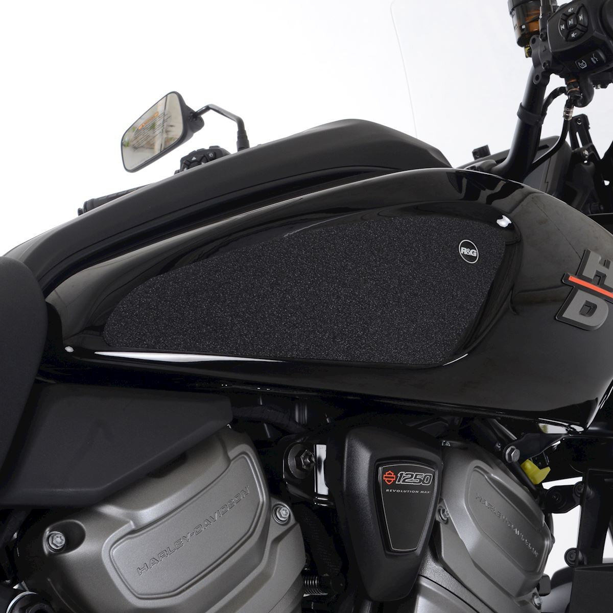 R&G Harley-Davidson Pan America (Special) '21- Tank Traction Grips : black 2-Grip Kit