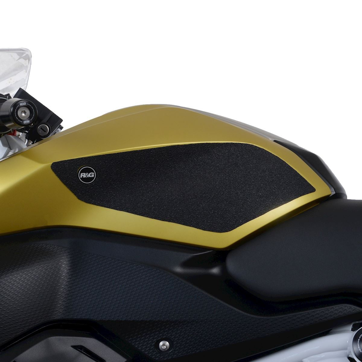 R&G BMW R1250RS Sport '19- Tank Traction Grips : Clear 2-Grip Kit