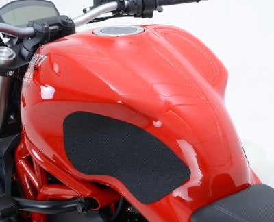 R&G Ducati Monster 1100/1100 Evo 2010-2014 / M1200/M1200S/M1200R/M797/M821 Traction Grips : black 2-Grip Kit
