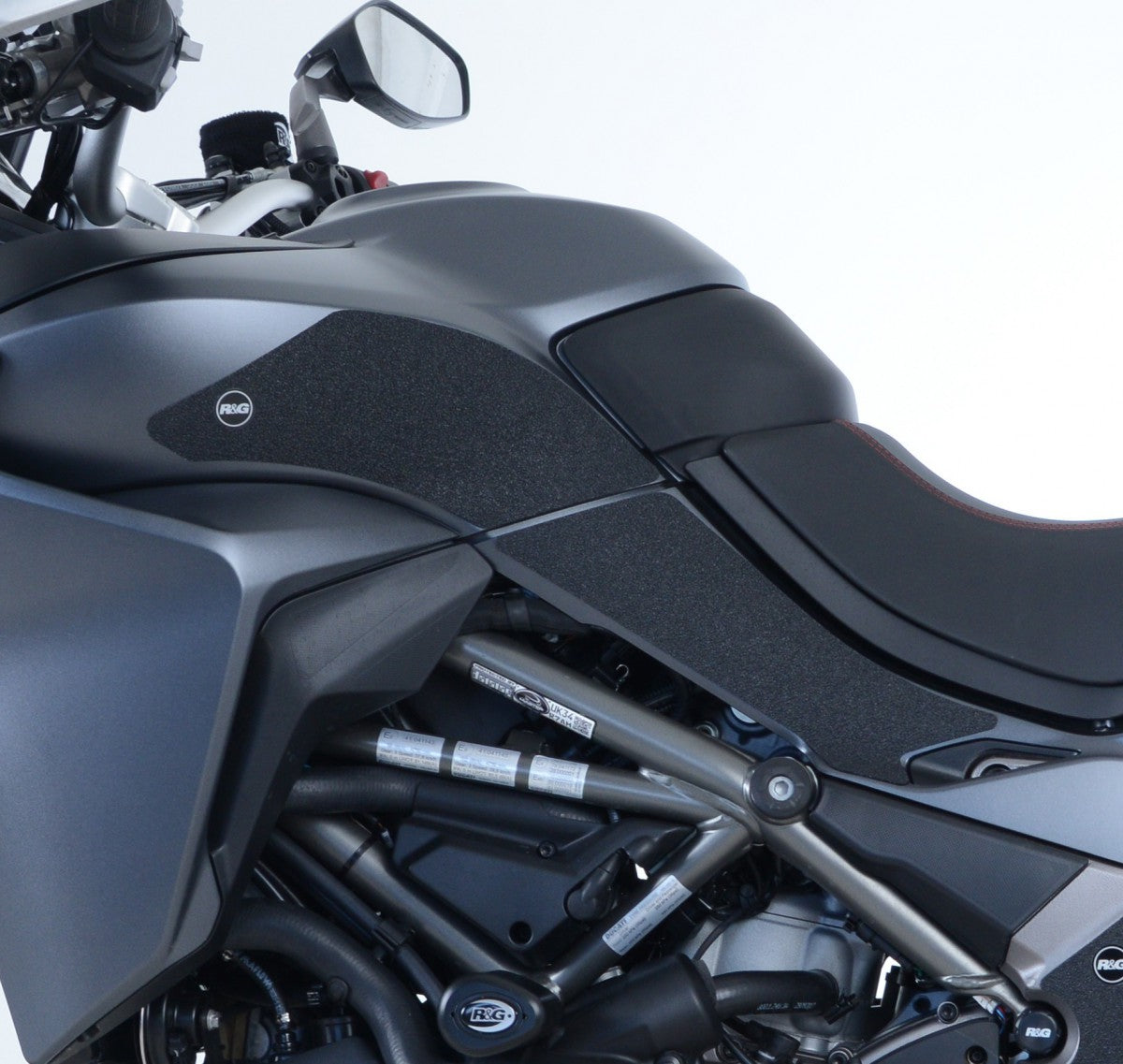 R&G Ducati MTS1260 Traction Grips : Clear 4-Grip Kit