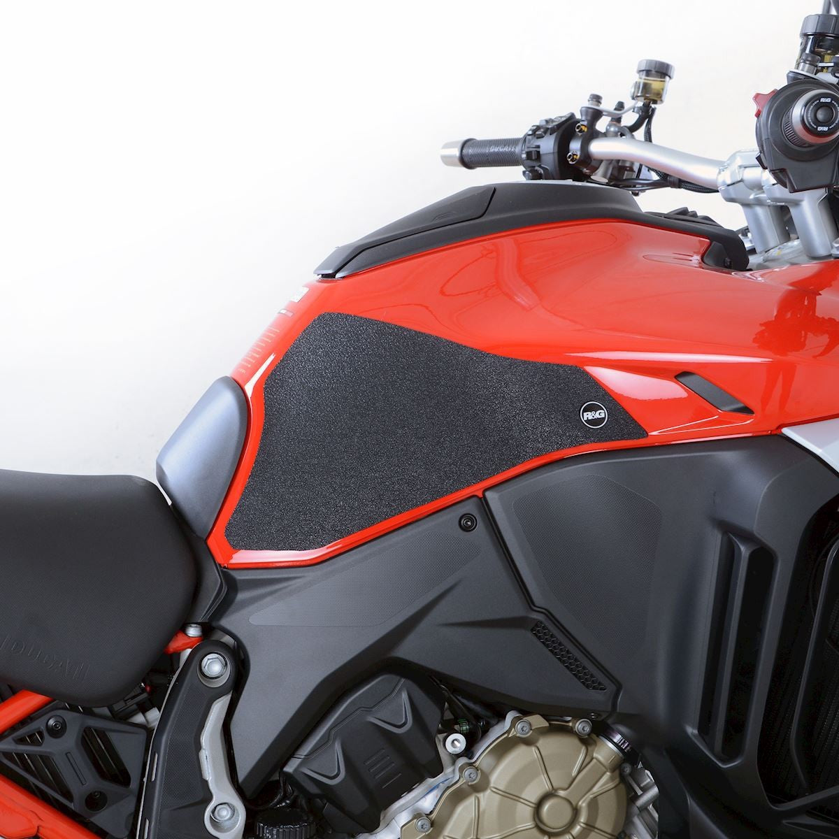 R&G Ducati Multistrada V4 (S) (Sport) '21- Traction Grips : black 2-Grip Kit