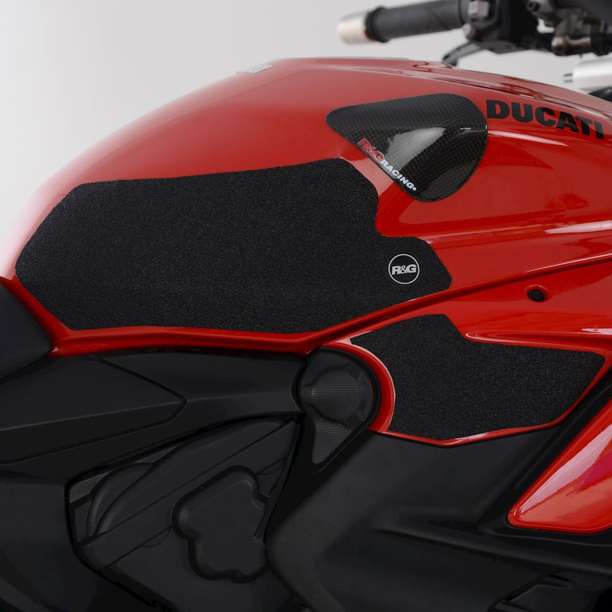 R&G Ducati Streetfighter V2 '22- Traction Grips : Clear 4-Grip Kit