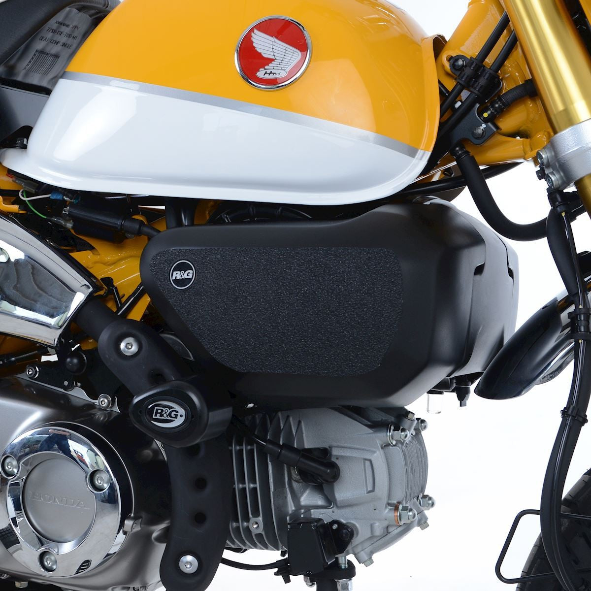 R&G Honda Monkey '18- Tank Traction Grips : black 2-Grip Kit