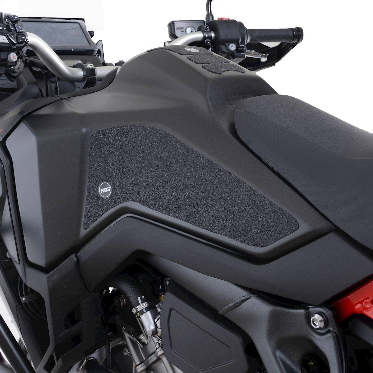 R&G Honda Africa Twin '20- Tank Traction Grips : black 3-Grip Kit