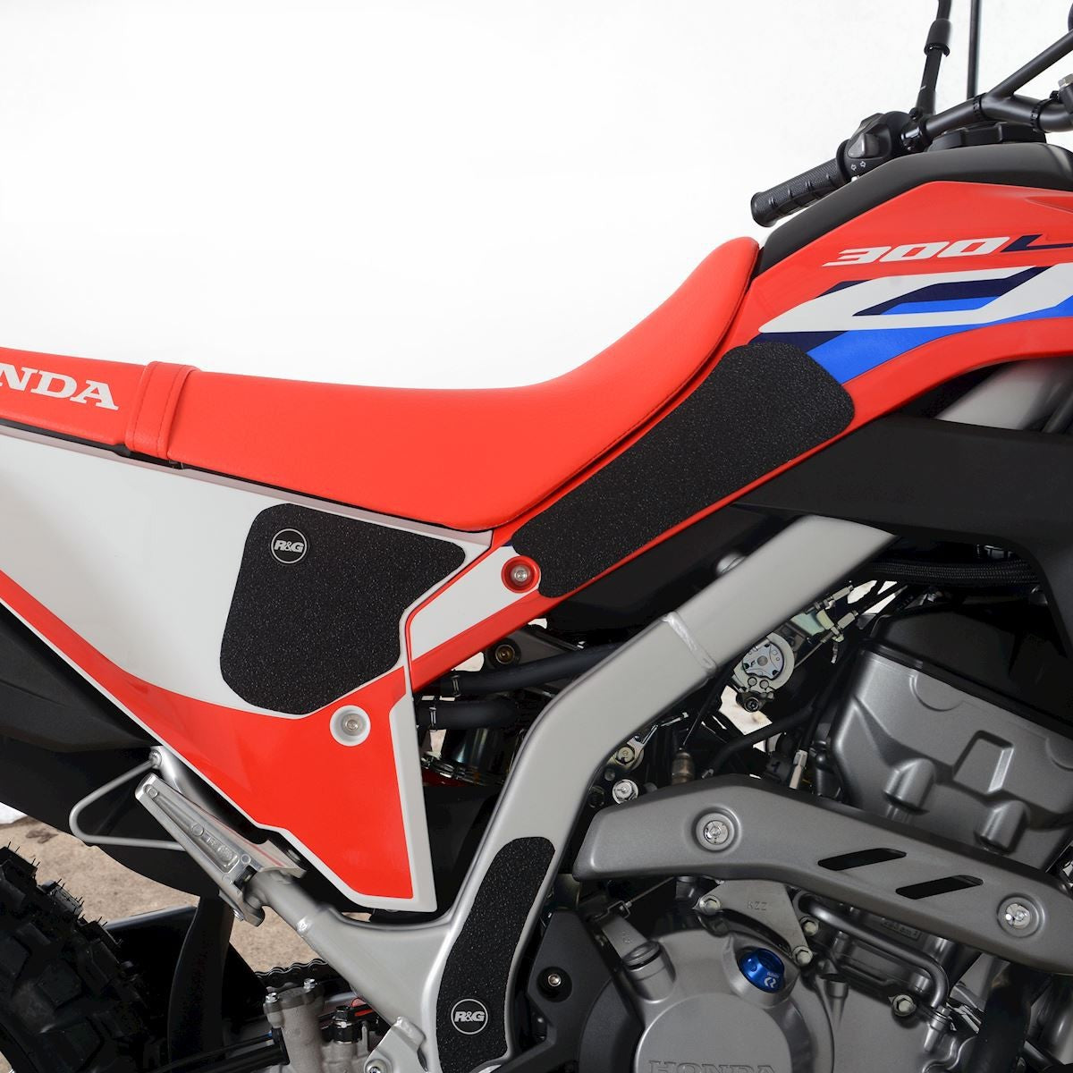 R&G Honda CRF300L '21- Traction Grips : black 4-Grip Kit