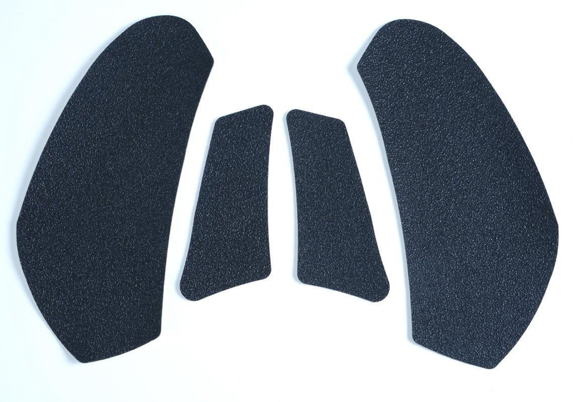 R&G Kawasaki ZX10R Traction Grips 2008-2010:Clear 4-Grip Kit
