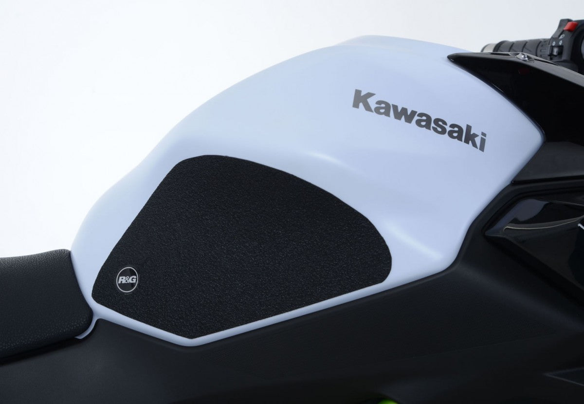 R&G Kawasaki Z 650, Ninja 650 '17- Traction Grips : Clear 2-Grip Kit