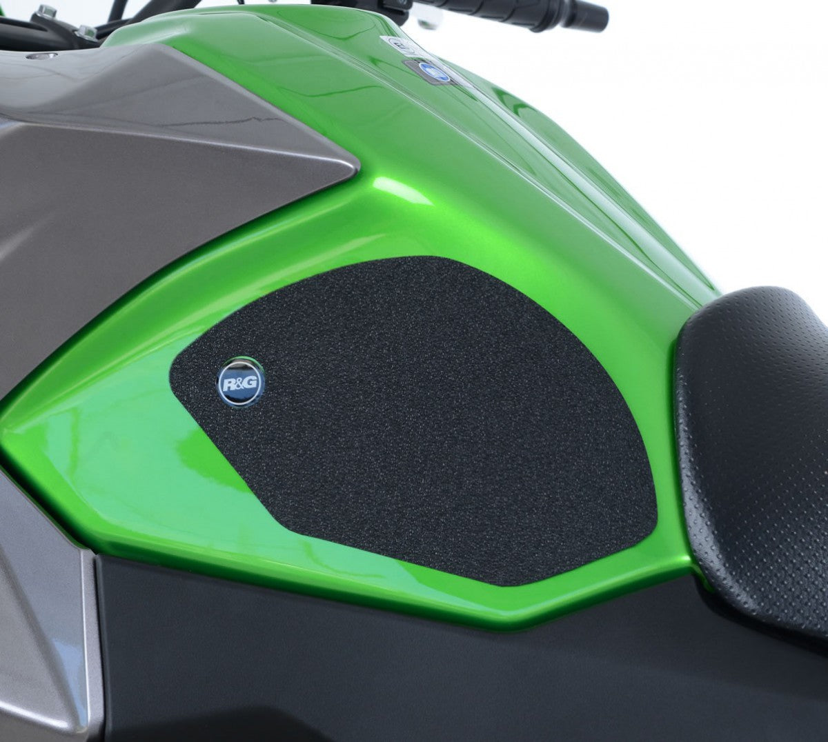 R&G Kawasaki Versys X-250/300 Tank Traction Grips : Clear 2-Grip Kit