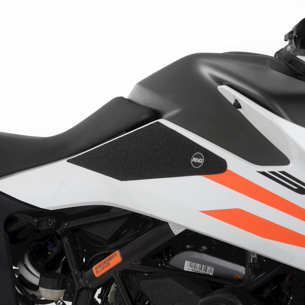 R&G KTM 390 Adventure '20- Tank Traction Grips : black 2-Grip Kit