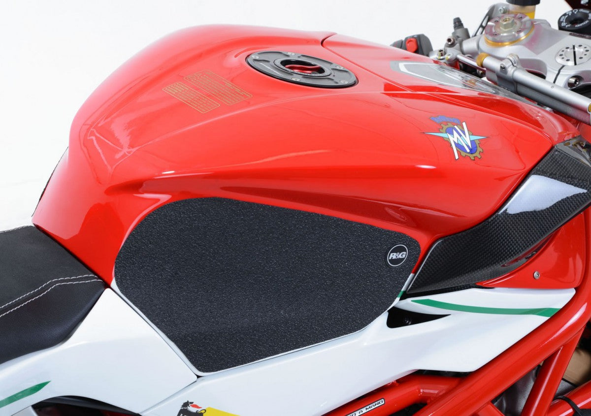 R&G MV Agusta F4 750 / F4 1000R '10- / F4RR / F4RC Tank Traction Grips : Clear 2-Grip Kit
