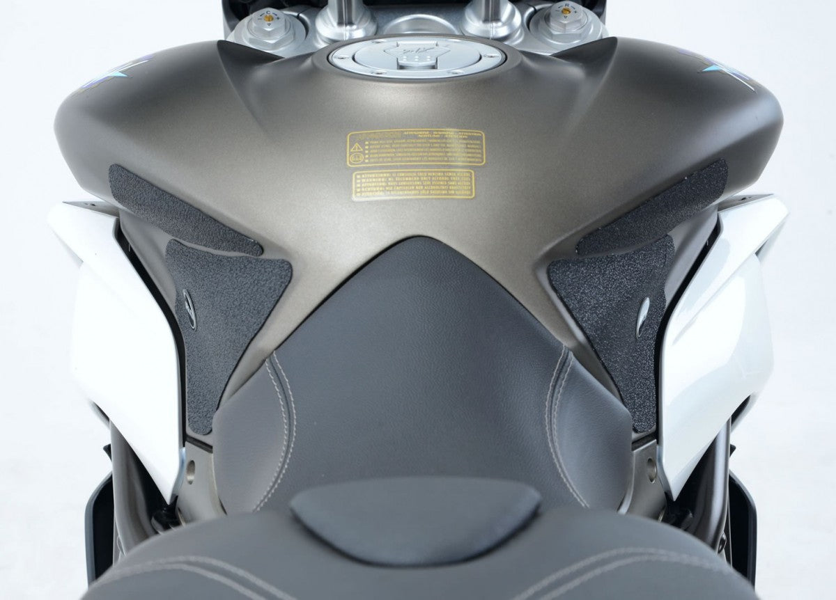 R&G MV Agusta 800 Stradale Traction Grips : Clear 4-Grip Kit