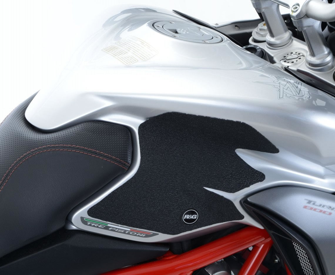 R&G MV Agusta 800 Turismo Veloce Traction Grips : Clear 2-Grip Kit