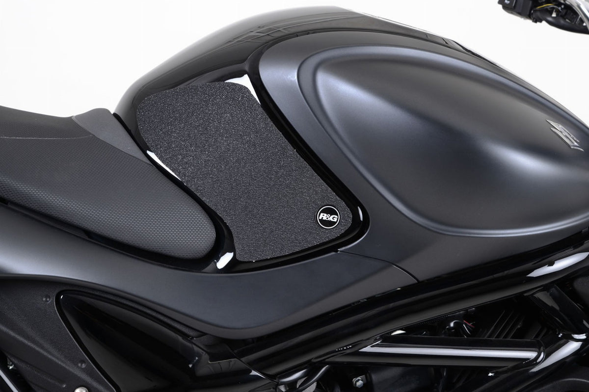 R&G Suzuki Gladius '09- Traction Grips : black 2-Grip Kit
